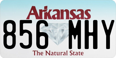 AR license plate 856MHY
