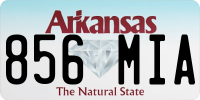 AR license plate 856MIA