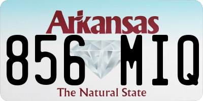 AR license plate 856MIQ