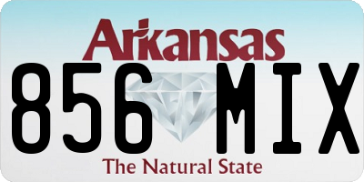 AR license plate 856MIX