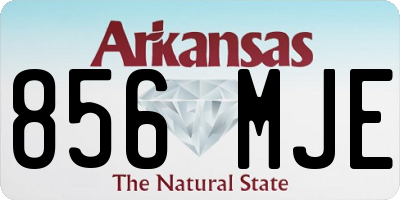 AR license plate 856MJE