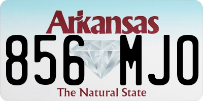AR license plate 856MJO