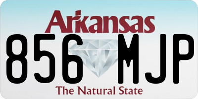 AR license plate 856MJP