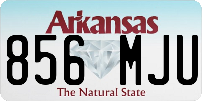 AR license plate 856MJU