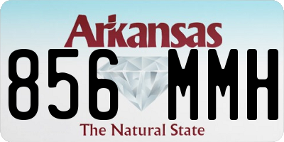 AR license plate 856MMH