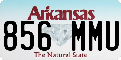 AR license plate 856MMU
