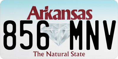 AR license plate 856MNV