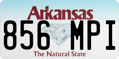 AR license plate 856MPI