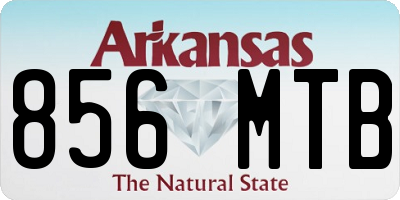 AR license plate 856MTB