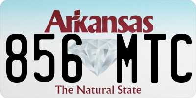 AR license plate 856MTC