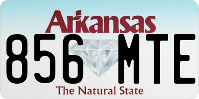 AR license plate 856MTE