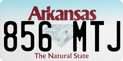 AR license plate 856MTJ