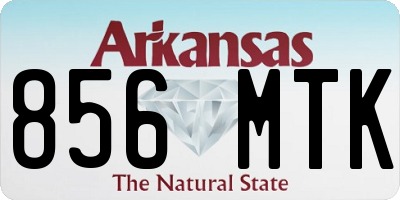 AR license plate 856MTK
