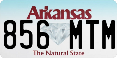 AR license plate 856MTM