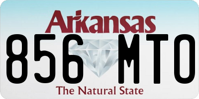 AR license plate 856MTO