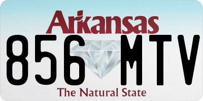 AR license plate 856MTV