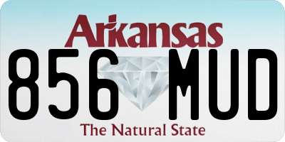 AR license plate 856MUD