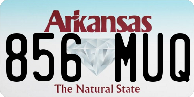 AR license plate 856MUQ