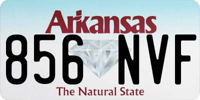 AR license plate 856NVF