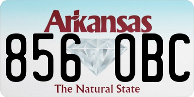 AR license plate 856OBC