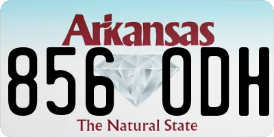 AR license plate 856ODH