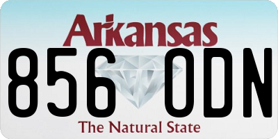 AR license plate 856ODN