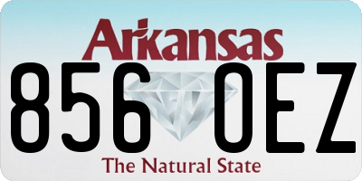 AR license plate 856OEZ