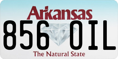 AR license plate 856OIL