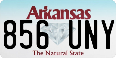 AR license plate 856UNY
