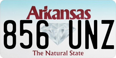 AR license plate 856UNZ