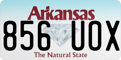 AR license plate 856UOX