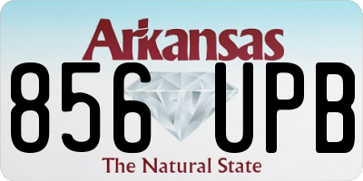 AR license plate 856UPB
