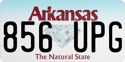 AR license plate 856UPG