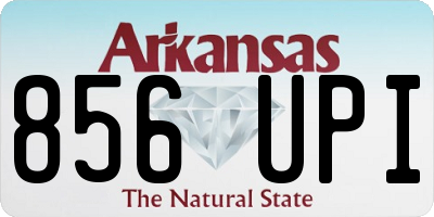 AR license plate 856UPI