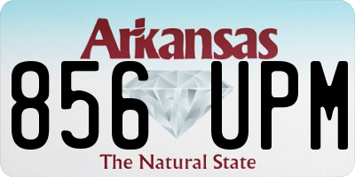 AR license plate 856UPM