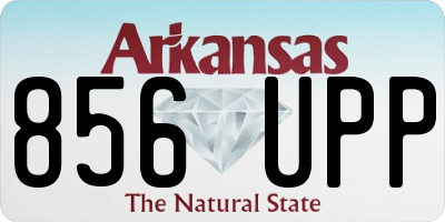 AR license plate 856UPP