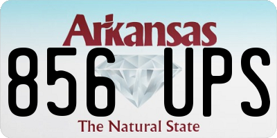 AR license plate 856UPS