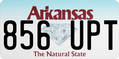 AR license plate 856UPT