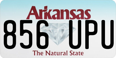 AR license plate 856UPU