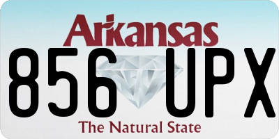 AR license plate 856UPX