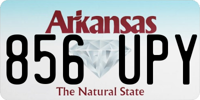 AR license plate 856UPY