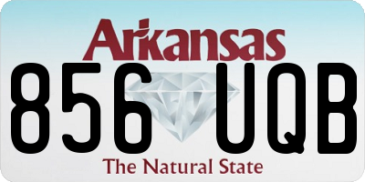 AR license plate 856UQB