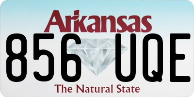 AR license plate 856UQE
