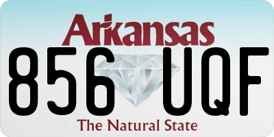 AR license plate 856UQF