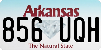 AR license plate 856UQH
