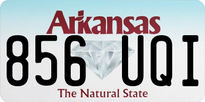 AR license plate 856UQI