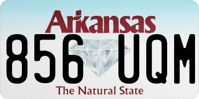 AR license plate 856UQM