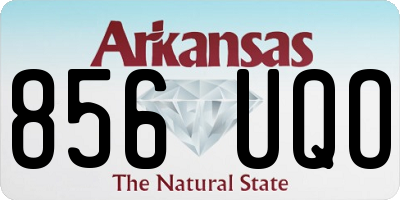 AR license plate 856UQO