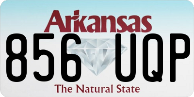 AR license plate 856UQP