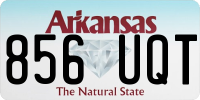 AR license plate 856UQT